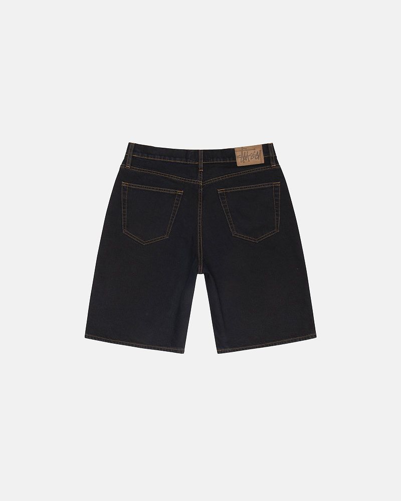 STUSSY BIG OL' SHORT DENIM Noir | STUSSY-56064