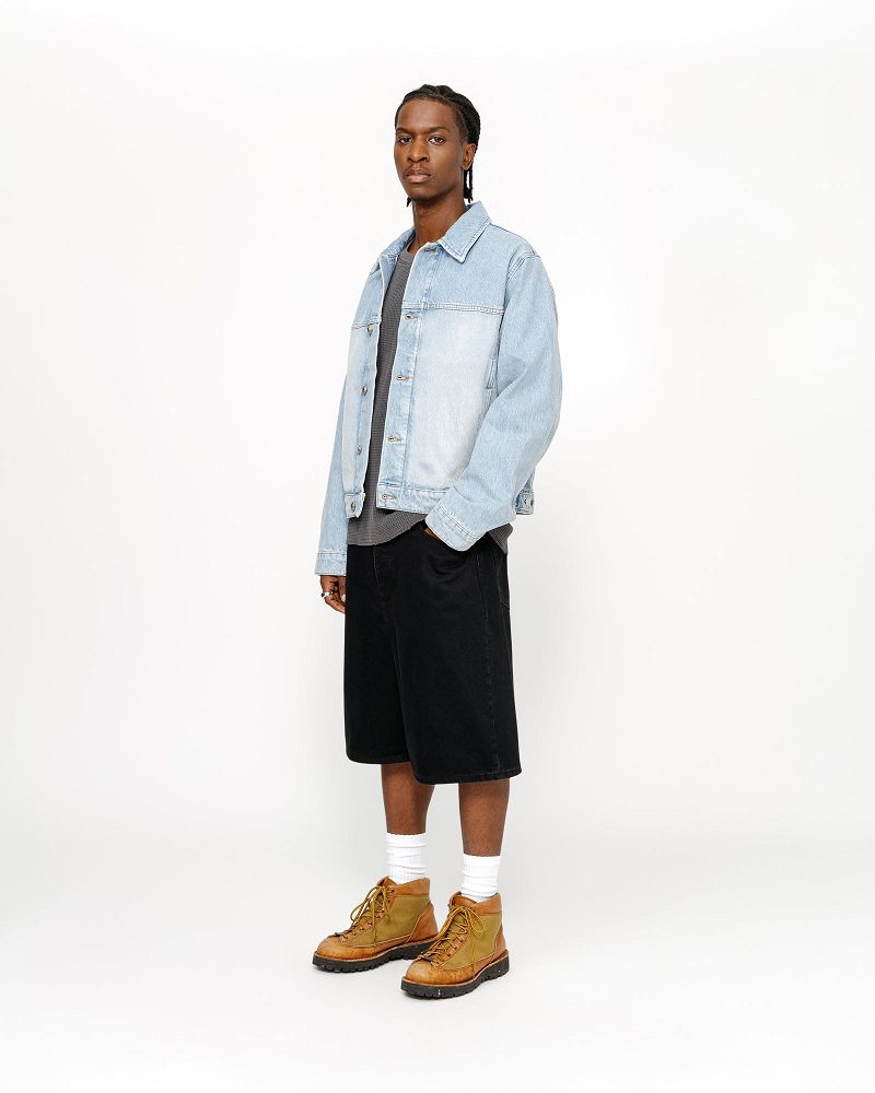 STUSSY BIG OL' SHORT DENIM Noir | STUSSY-56062
