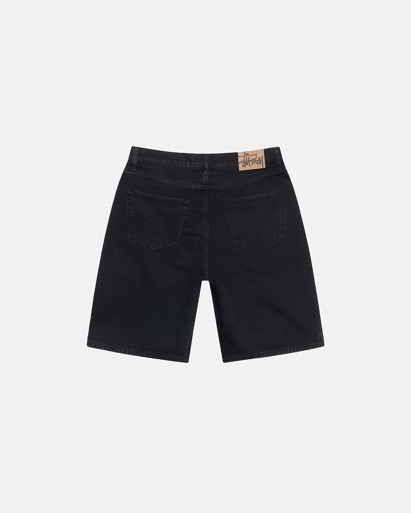 STUSSY BIG OL' SHORT DENIM Noir | STUSSY-56062