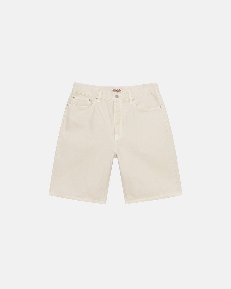 STUSSY BIG OL' SHORT WASHED CANVAS Beige | STUSSY-56066
