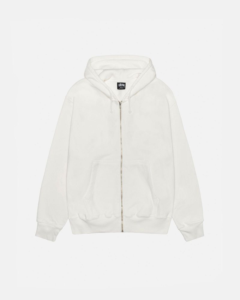 STUSSY BUANA ZIP HOODIE PIGMENT DYED Beige | STUSSY-56257