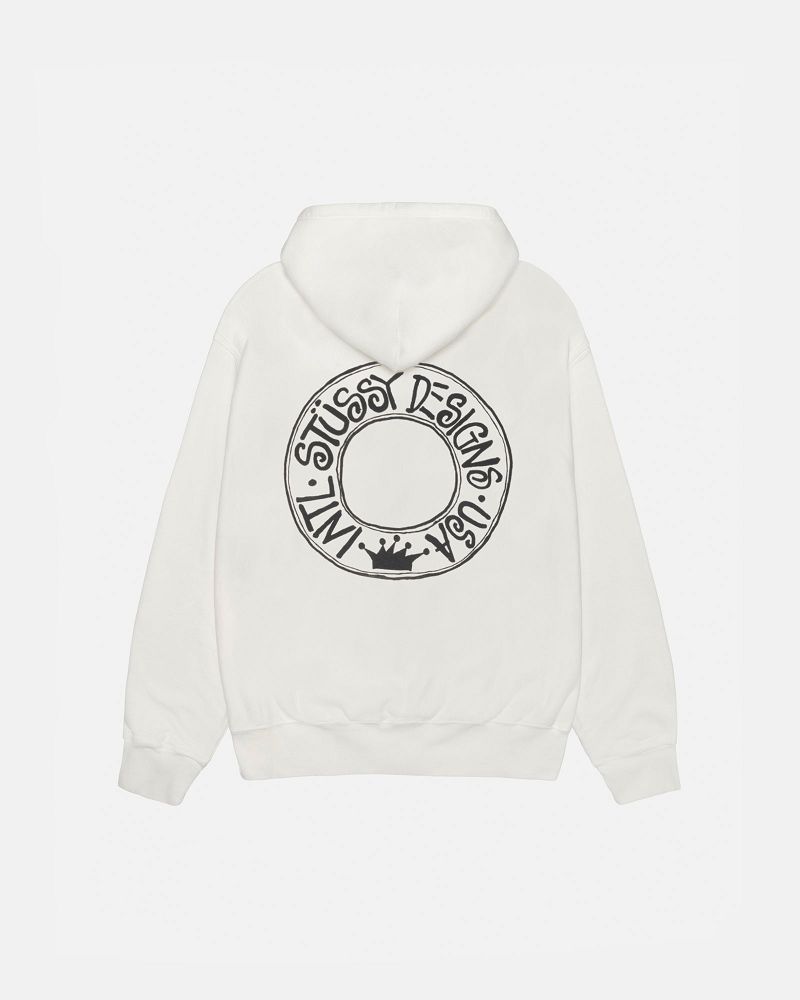 STUSSY BUANA ZIP HOODIE PIGMENT DYED Beige | STUSSY-56257