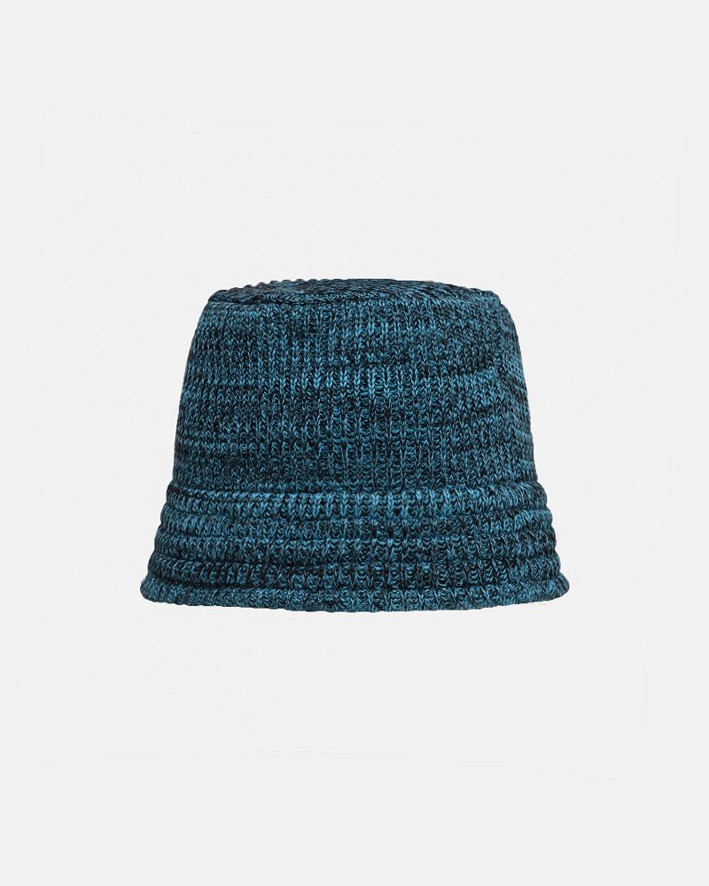 STUSSY BUCKET HAT MARL KNIT Bleu | STUSSY-56033