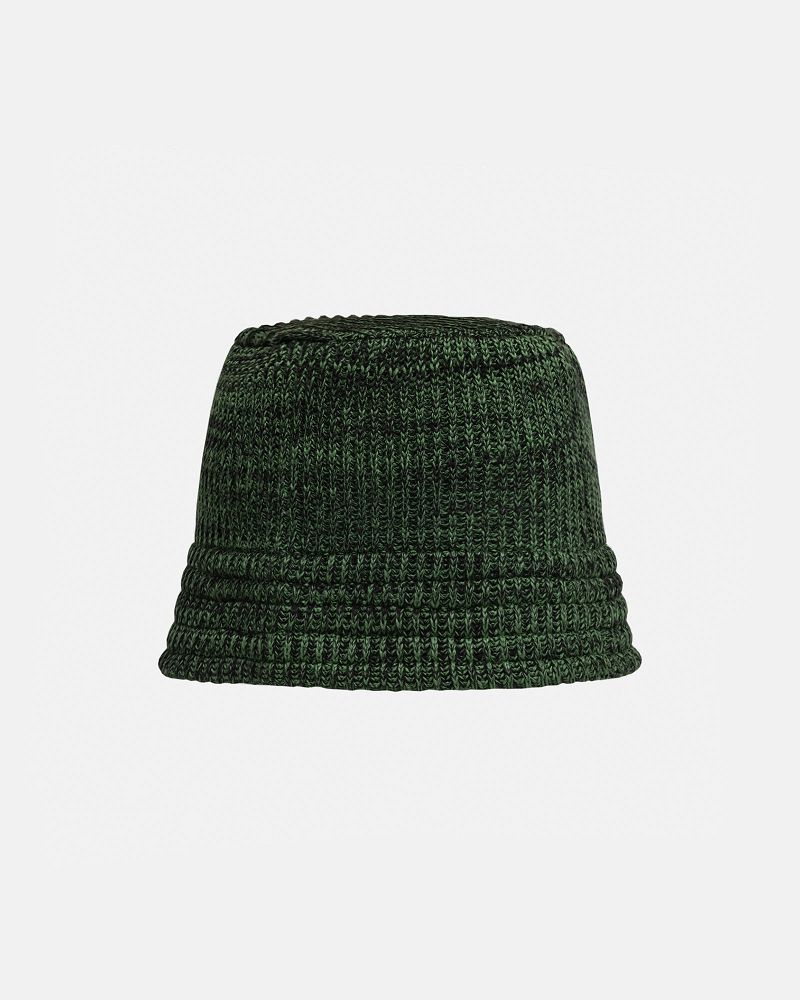 STUSSY BUCKET HAT MARL KNIT Vert | STUSSY-56032