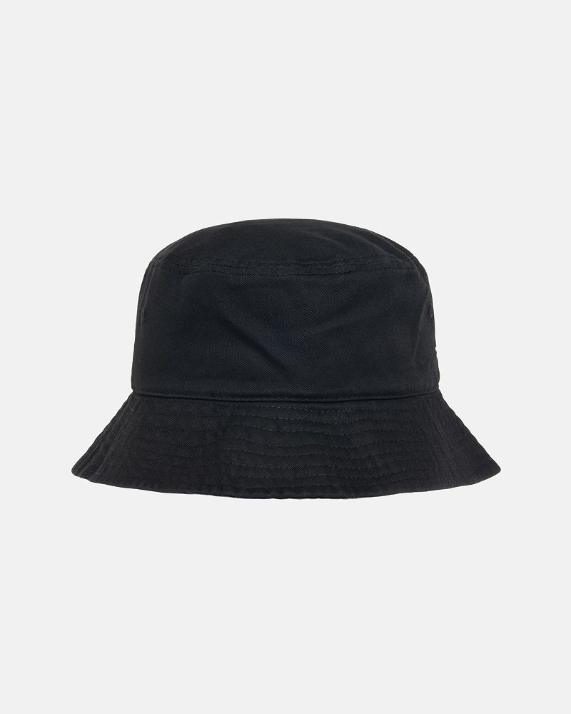 STUSSY BUCKET HAT STOCK Noir | STUSSY-56035
