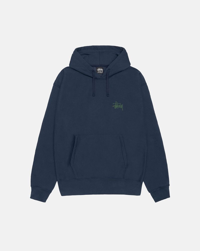 STUSSY BUILT IN USA HOODIE Bleu Marine | STUSSY-55840