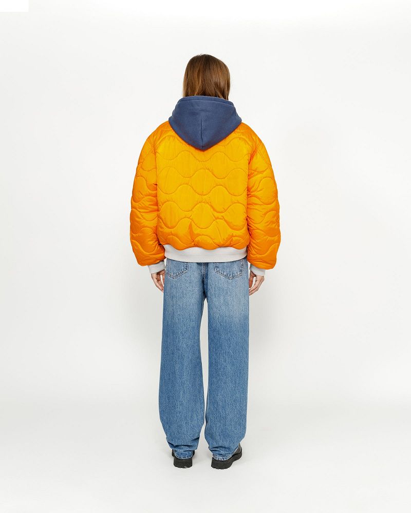 STUSSY BUILT REVERSIBLE BOMBER JACKET Grise | STUSSY-56388