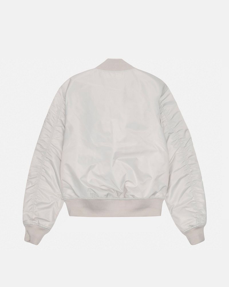 STUSSY BUILT REVERSIBLE BOMBER JACKET Grise | STUSSY-56388