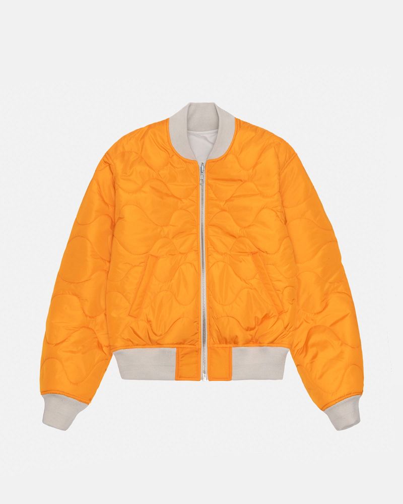 STUSSY BUILT REVERSIBLE BOMBER JACKET Grise | STUSSY-56388