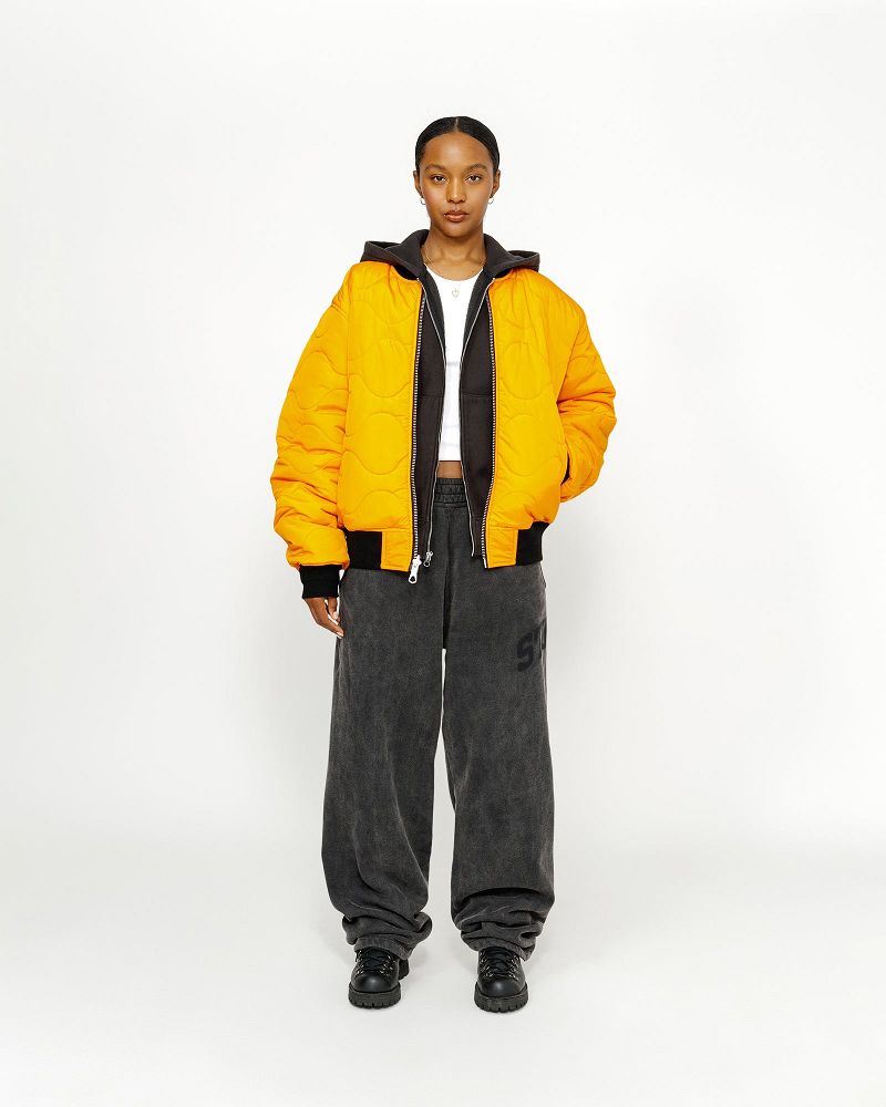 STUSSY BUILT REVERSIBLE BOMBER JACKET Noir | STUSSY-56384