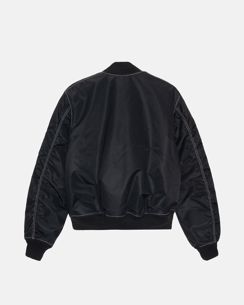 STUSSY BUILT REVERSIBLE BOMBER JACKET Noir | STUSSY-56384