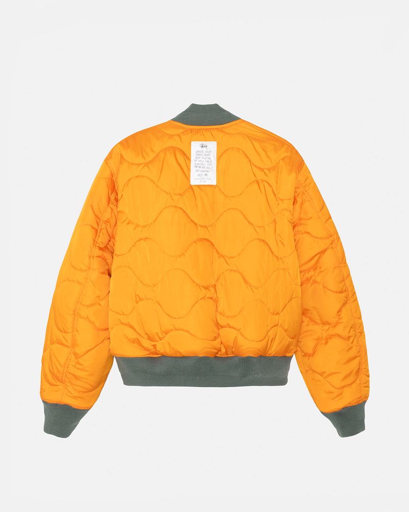 STUSSY BUILT REVERSIBLE BOMBER JACKET Vert | STUSSY-56387