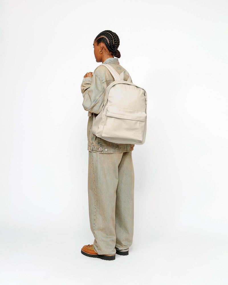 STUSSY CANVAS BACKPACK Beige | STUSSY-55892