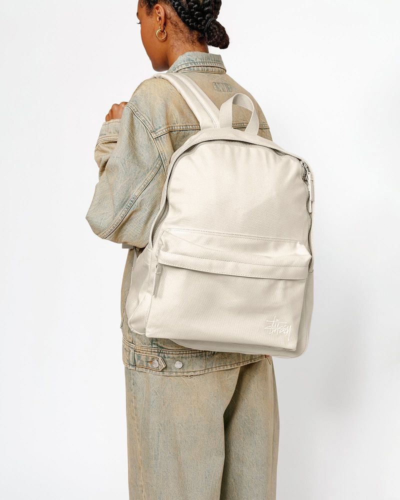 STUSSY CANVAS BACKPACK Beige | STUSSY-55892