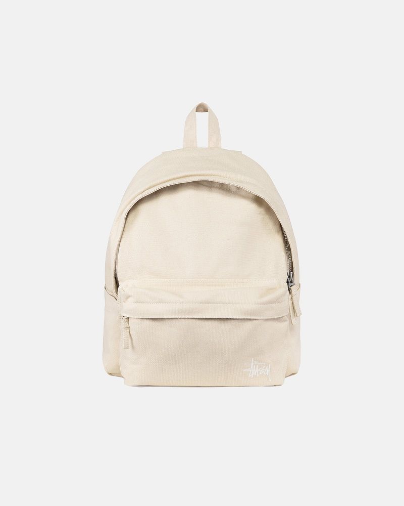 STUSSY CANVAS BACKPACK Beige | STUSSY-55892