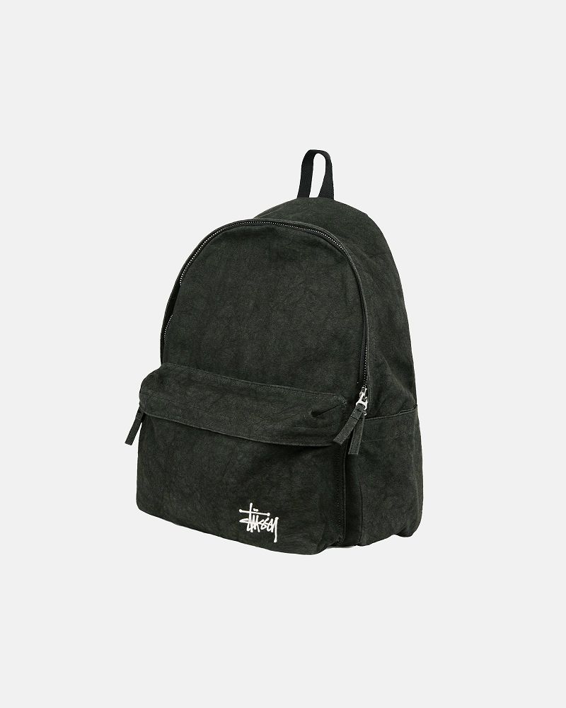 STUSSY CANVAS BACKPACK Noir | STUSSY-55897