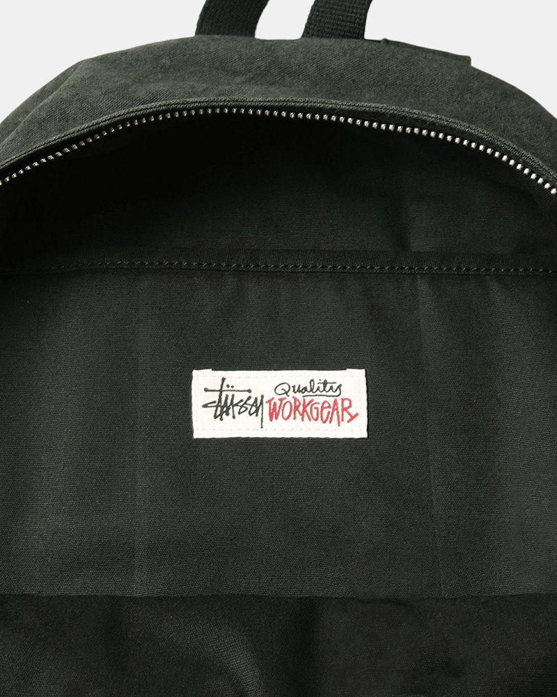 STUSSY CANVAS BACKPACK Noir | STUSSY-55897