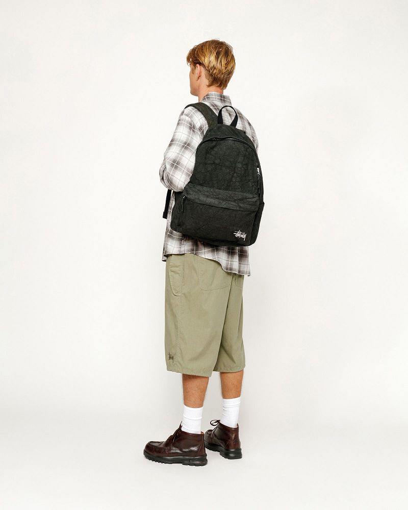 STUSSY CANVAS BACKPACK Noir | STUSSY-55897