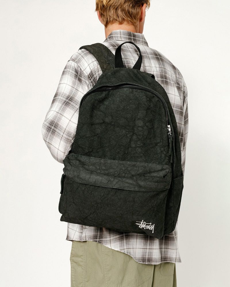 STUSSY CANVAS BACKPACK Noir | STUSSY-55897
