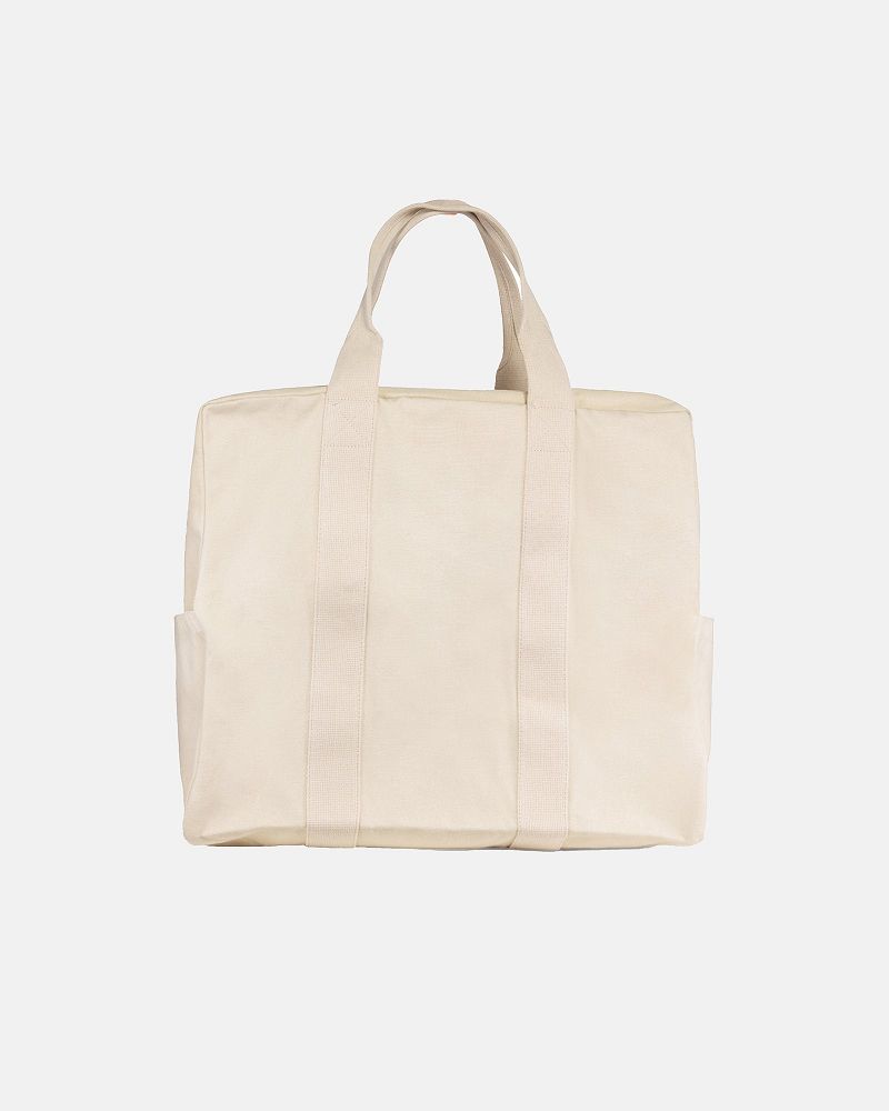 STUSSY CANVAS FLIGHT BAG Beige | STUSSY-55894