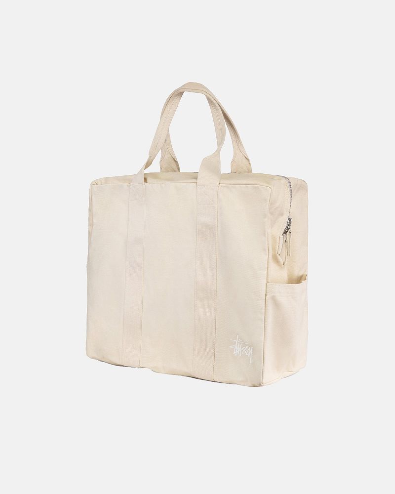STUSSY CANVAS FLIGHT BAG Beige | STUSSY-55894