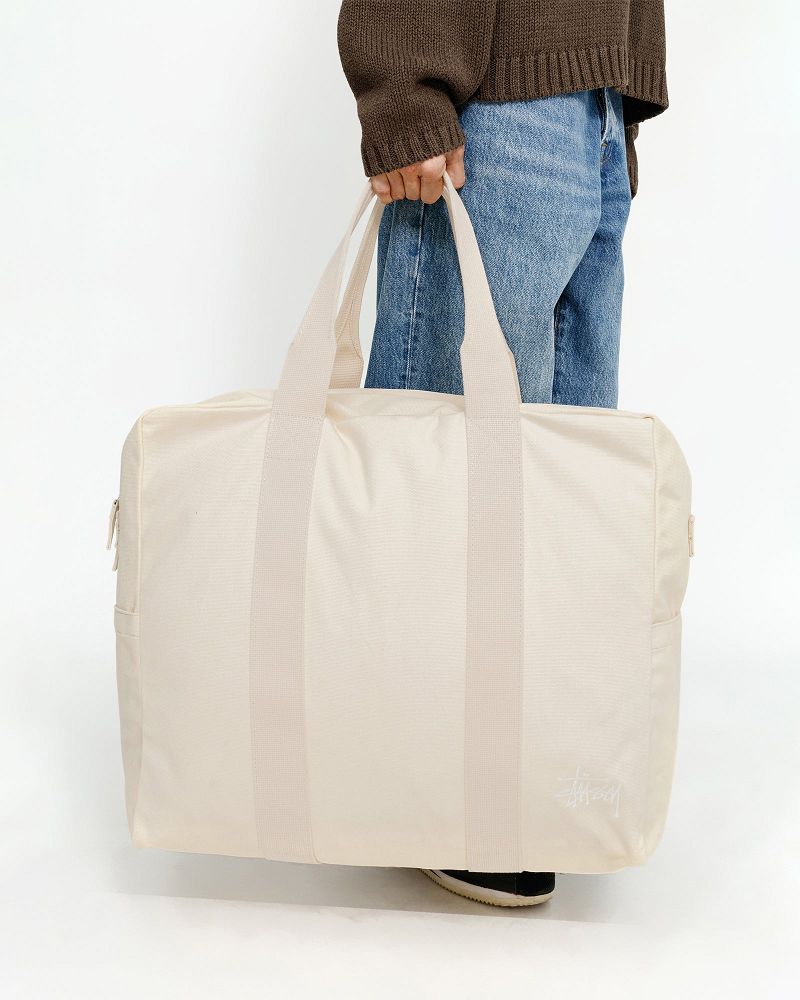 STUSSY CANVAS FLIGHT BAG Beige | STUSSY-55894