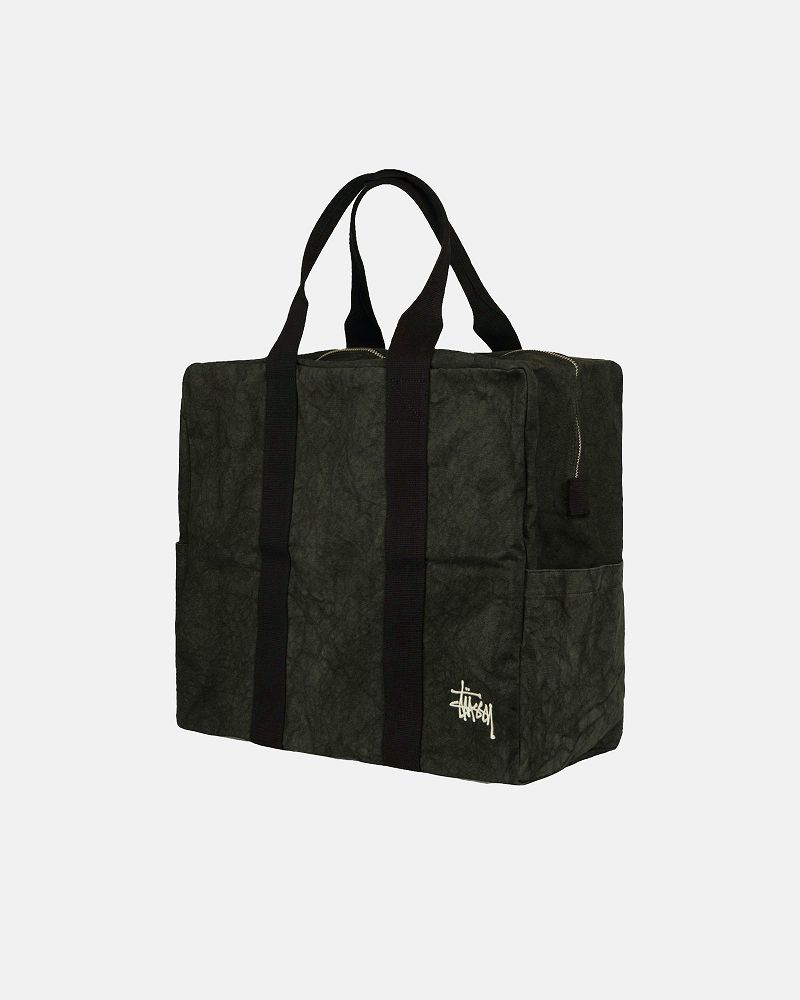 STUSSY CANVAS FLIGHT BAG Noir | STUSSY-55899