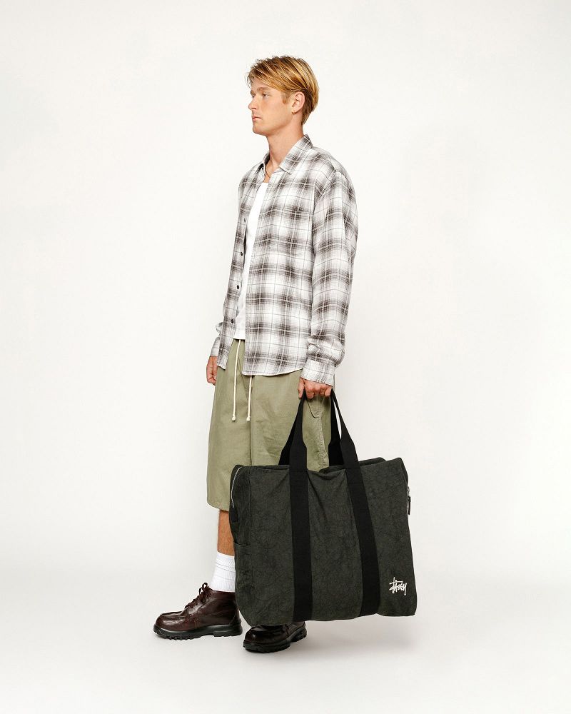 STUSSY CANVAS FLIGHT BAG Noir | STUSSY-55899