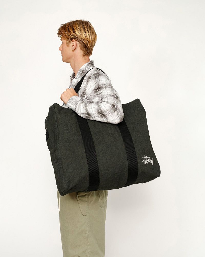 STUSSY CANVAS FLIGHT BAG Noir | STUSSY-55899