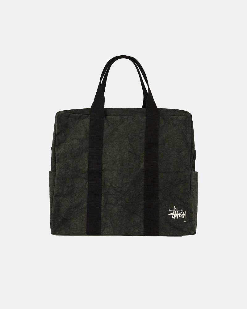 STUSSY CANVAS FLIGHT BAG Noir | STUSSY-55899