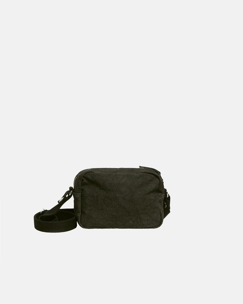 STUSSY CANVAS SIDE POUCH Noir | STUSSY-55896