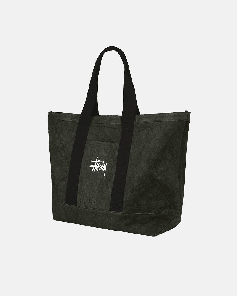 STUSSY CANVAS XL TOTE BAG Noir | STUSSY-55898