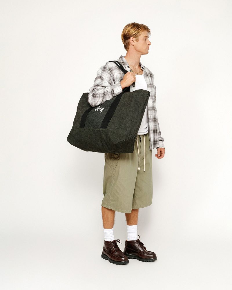 STUSSY CANVAS XL TOTE BAG Noir | STUSSY-55898
