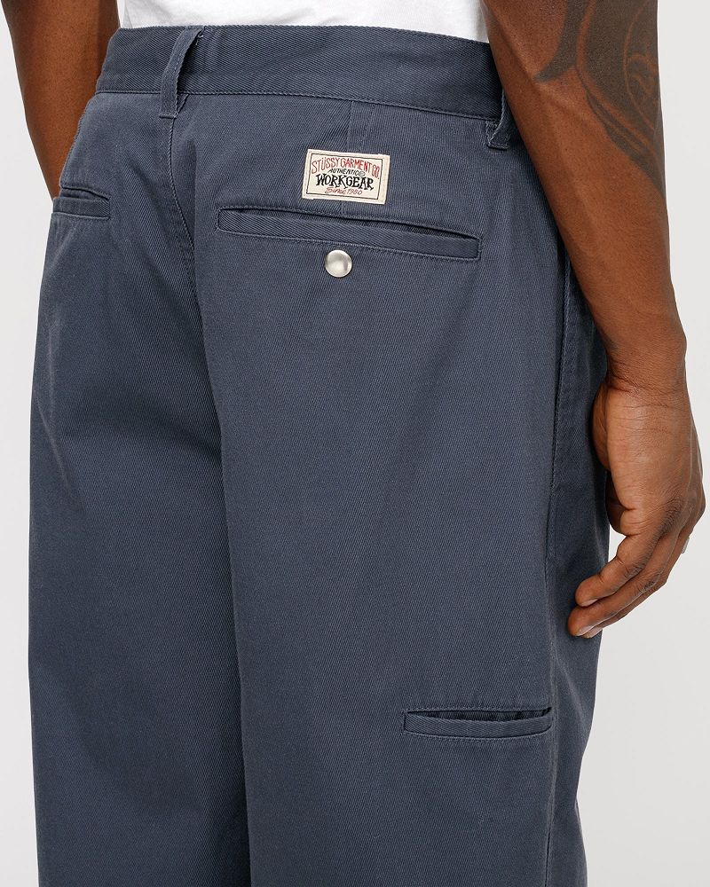 STUSSY CHINO WORK PANT Bleu Marine | STUSSY-56079