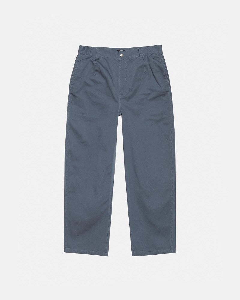STUSSY CHINO WORK PANT Bleu Marine | STUSSY-56079