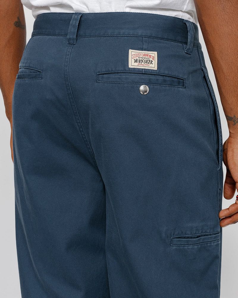 STUSSY CHINO WORK PANT Bleu Marine | STUSSY-56076