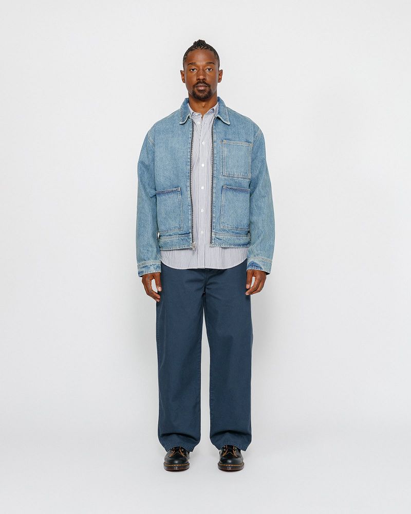 STUSSY CHINO WORK PANT Bleu Marine | STUSSY-56076