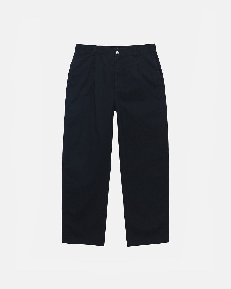 STUSSY CHINO WORK PANT Noir | STUSSY-56074