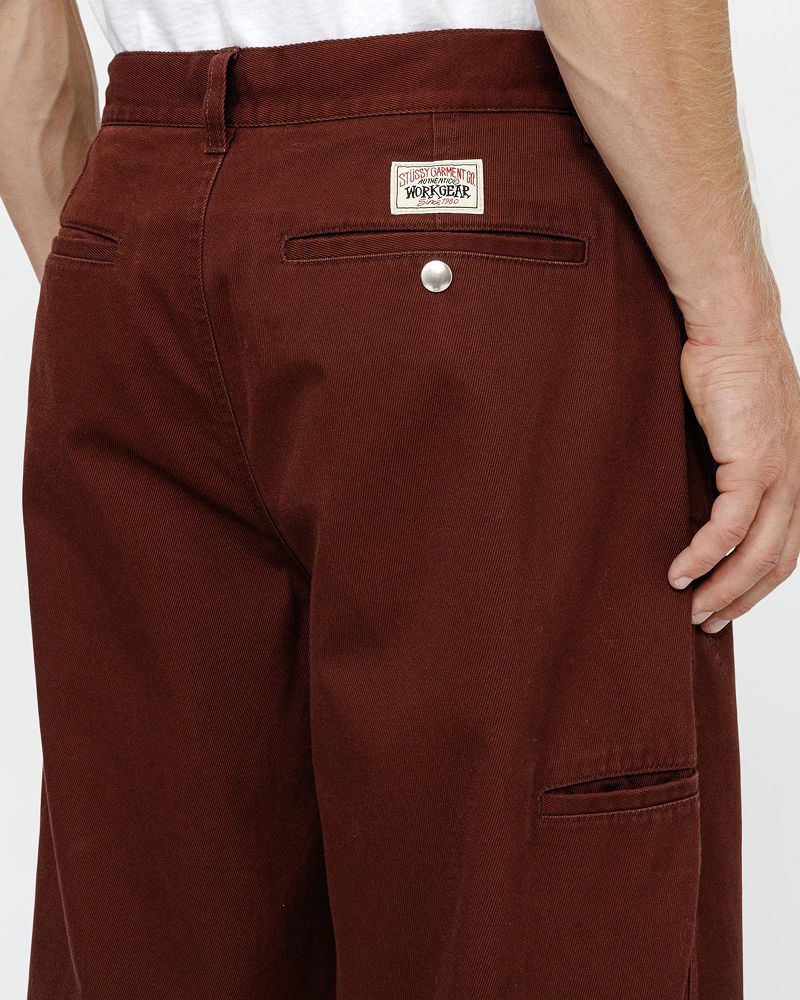 STUSSY CHINO WORK PANT Rouge Foncé | STUSSY-56080