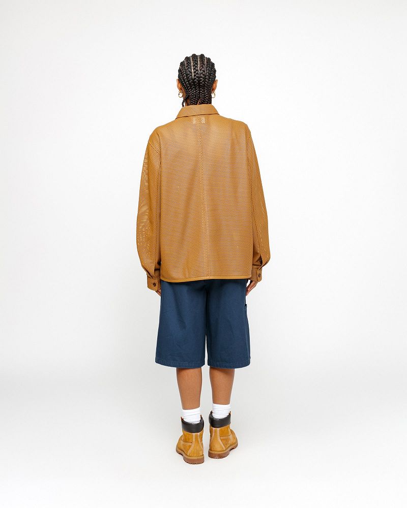 STUSSY CHINO WORK SHORT Bleu Marine | STUSSY-56039