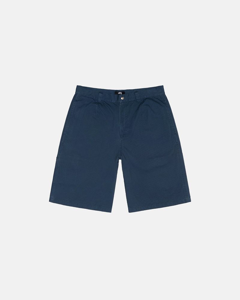 STUSSY CHINO WORK SHORT Bleu Marine | STUSSY-56039