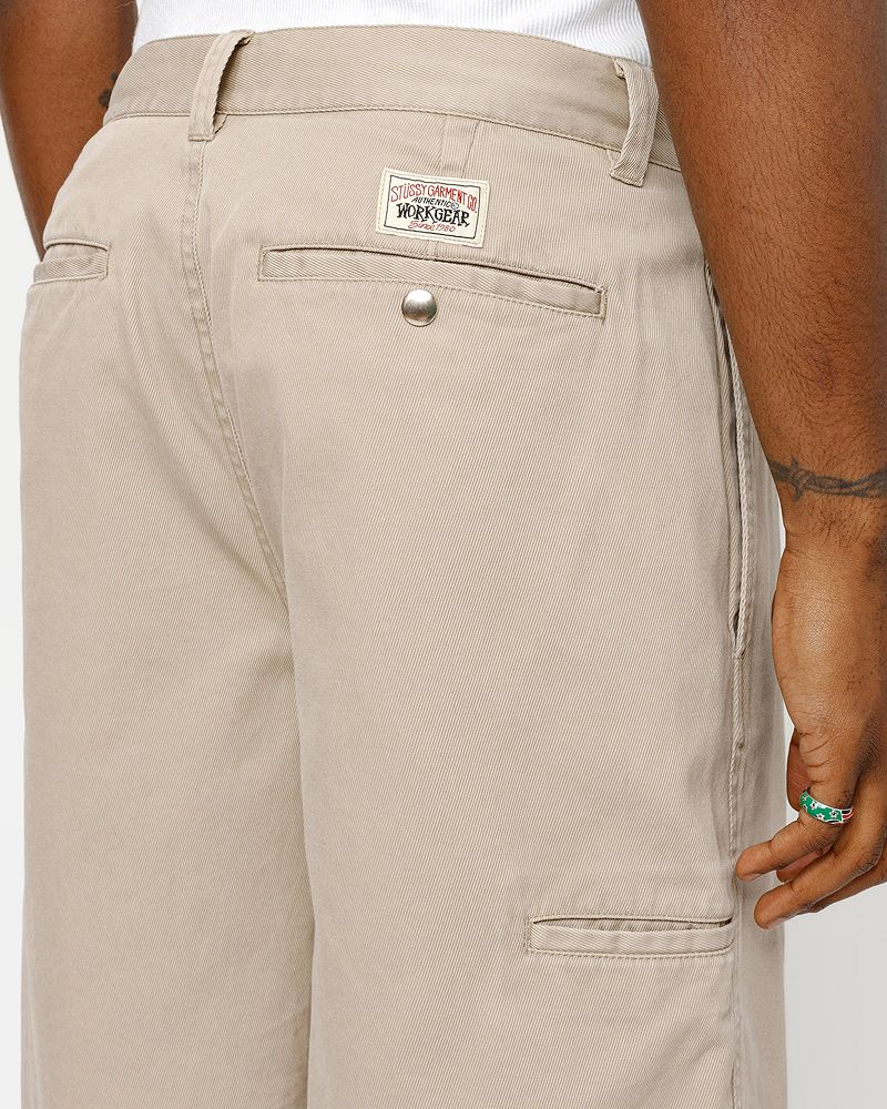 STUSSY CHINO WORK SHORT Kaki | STUSSY-56038