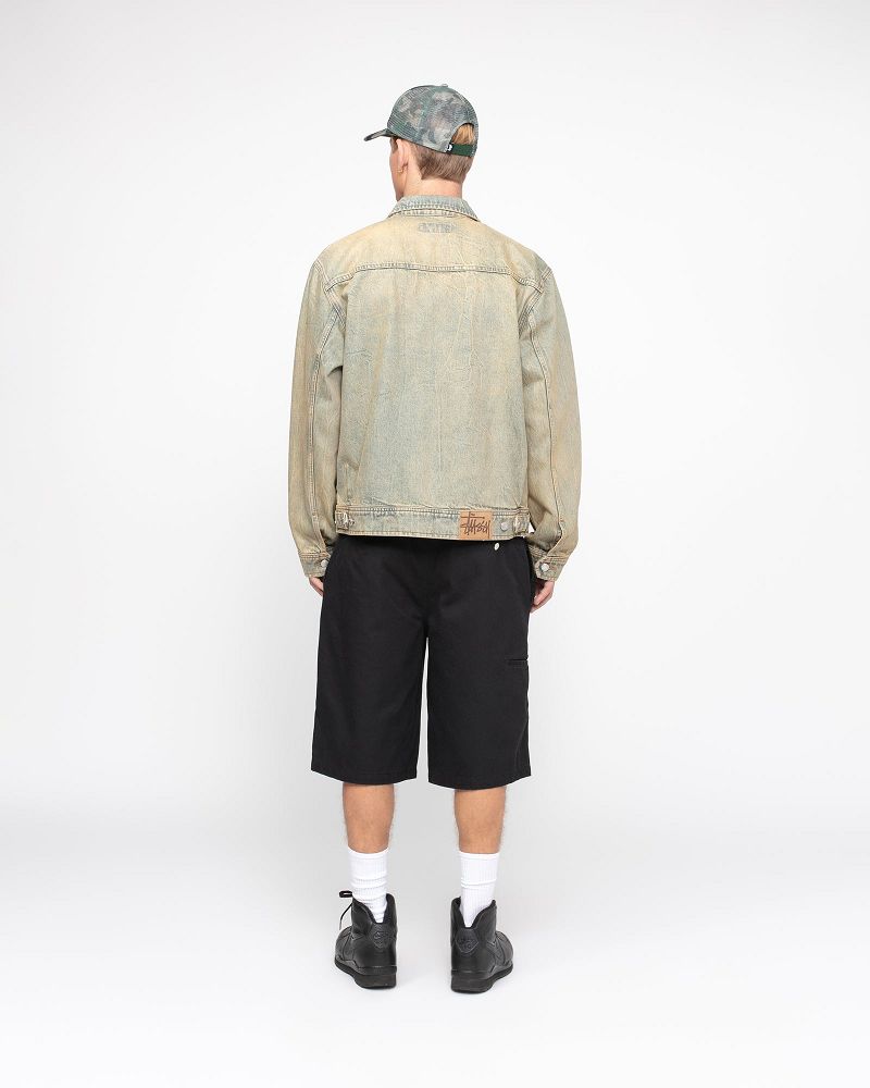 STUSSY CHINO WORK SHORT Noir | STUSSY-56037
