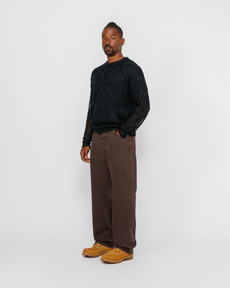 STUSSY CLASSIC JEAN WASHED CANVAS Marron | STUSSY-56118