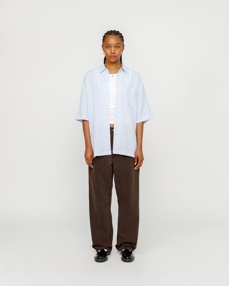 STUSSY CLASSIC JEAN WASHED CANVAS Marron | STUSSY-56118