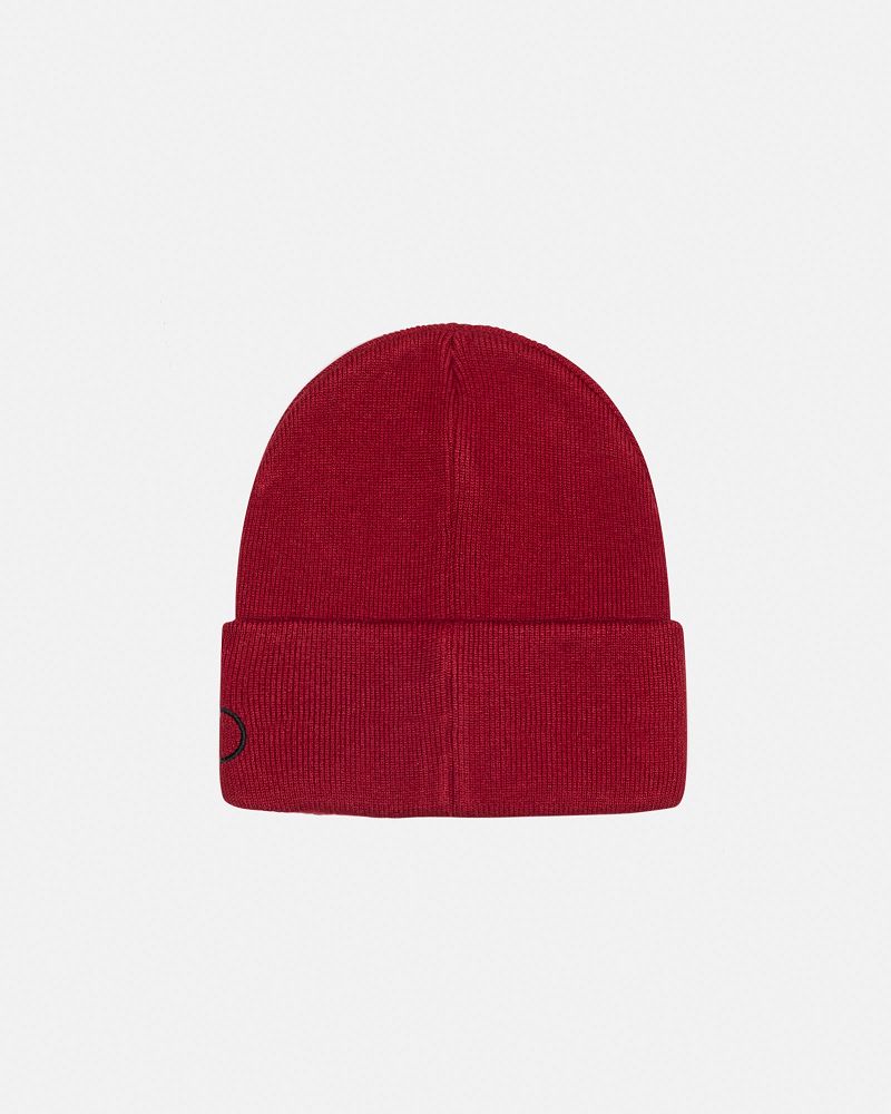 STUSSY CUFF BEANIE CROWN Bordeaux | STUSSY-56030