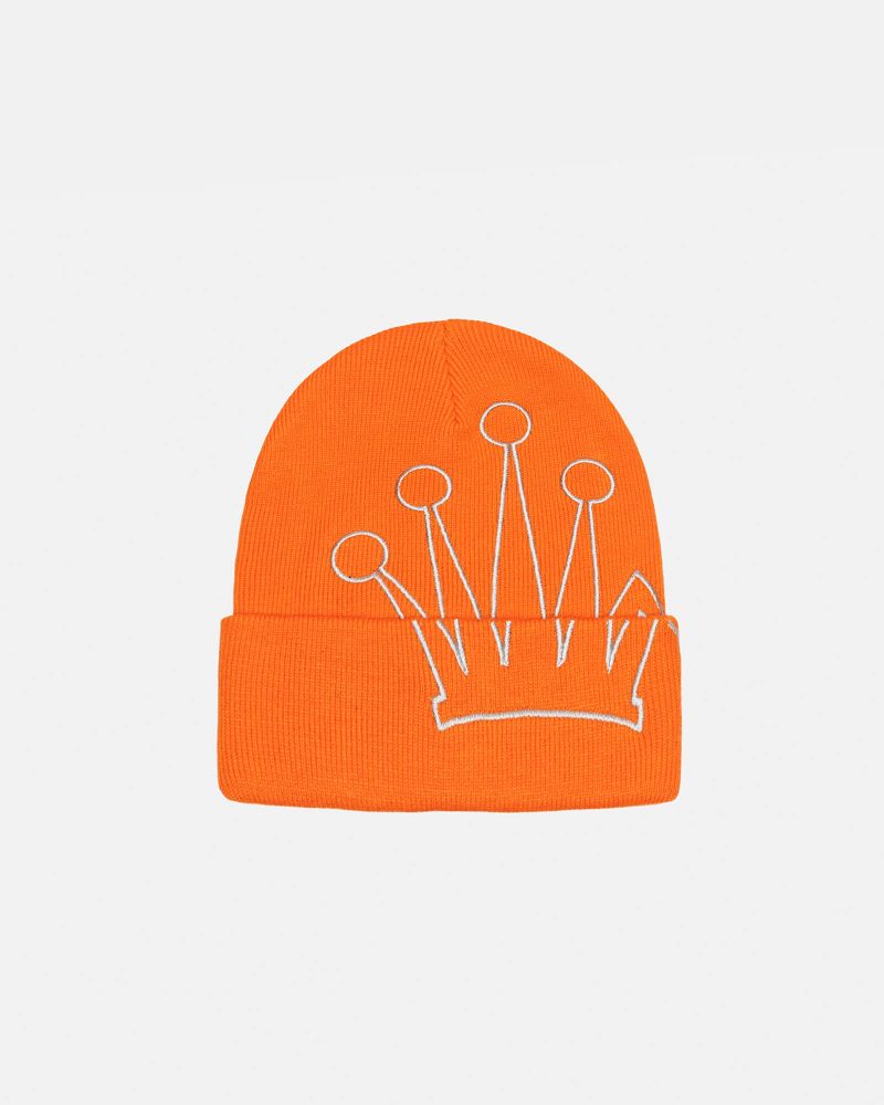 STUSSY CUFF BEANIE CROWN Orange | STUSSY-56029