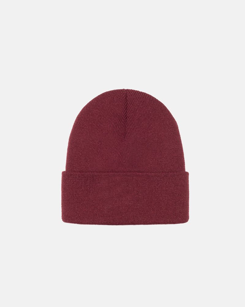 STUSSY CUFF BEANIE STOCK Bordeaux | STUSSY-56015