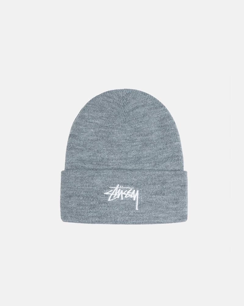 STUSSY CUFF BEANIE STOCK Grise | STUSSY-56016
