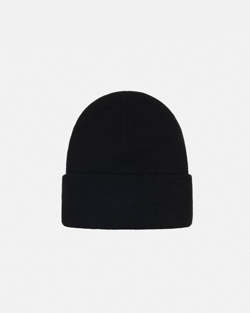 STUSSY CUFF BEANIE S SPORT Noir | STUSSY-56025